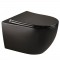 Seinasisese WC-raami komplekt Kielle Genesis + Gaia + Gemini IV mattmust 30505SS32
