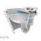 Seinasisese WC-raami komplekt Kielle Genesis + Gaia Compact + Gemini III mattmust 30505SS57