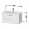 Mööblikomplekt Duravit XBase XB6031 mattvalge + ME by Starck 233683