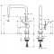 Köögisegisti Hansgrohe Talis M54 U 220